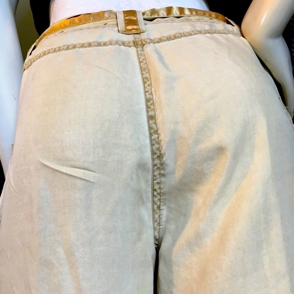 %100 SILK Drawstring bottom pants! Rare & no other - Picture 9 of 16